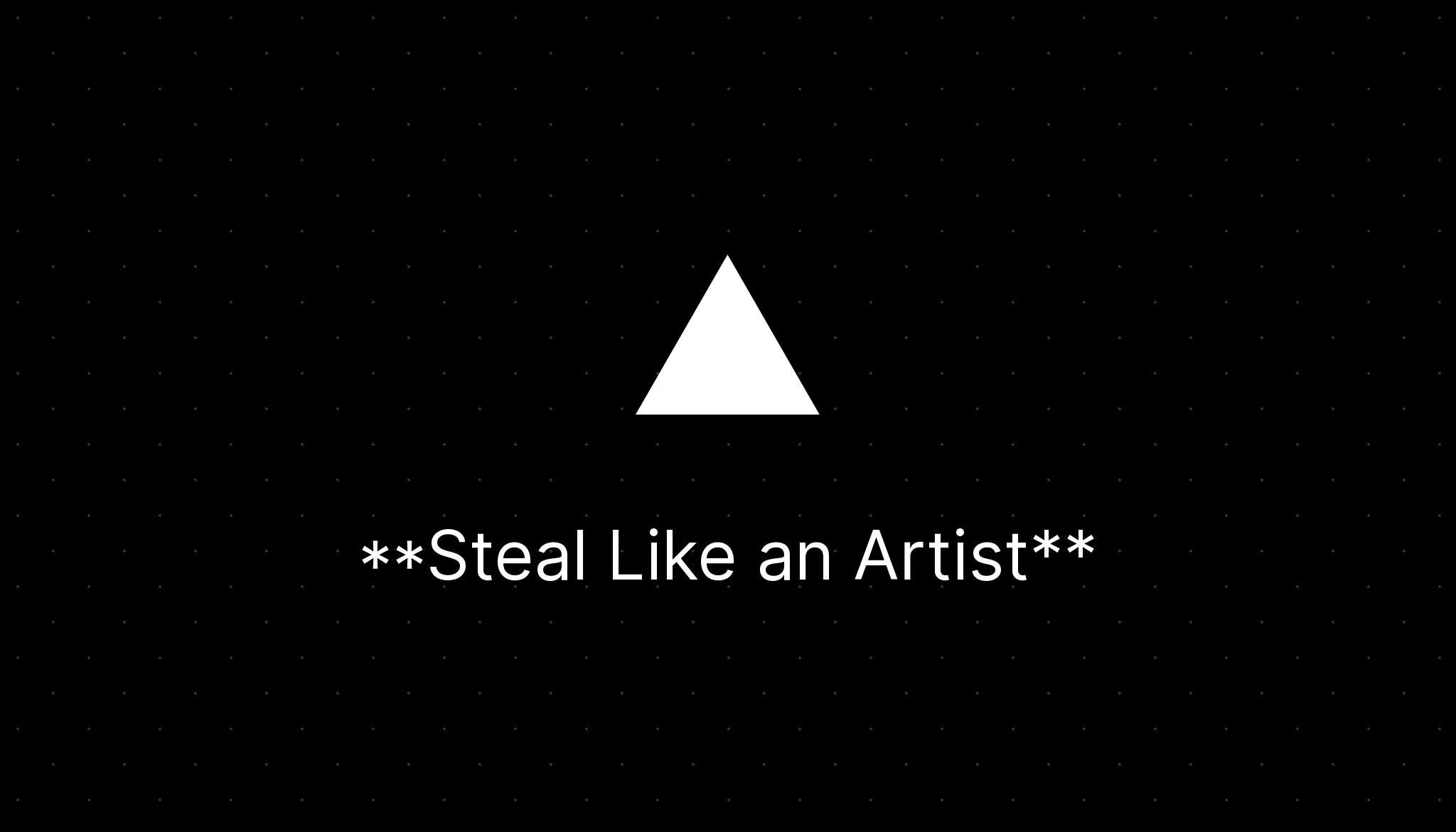 Cover Image for Steal Like an Artist